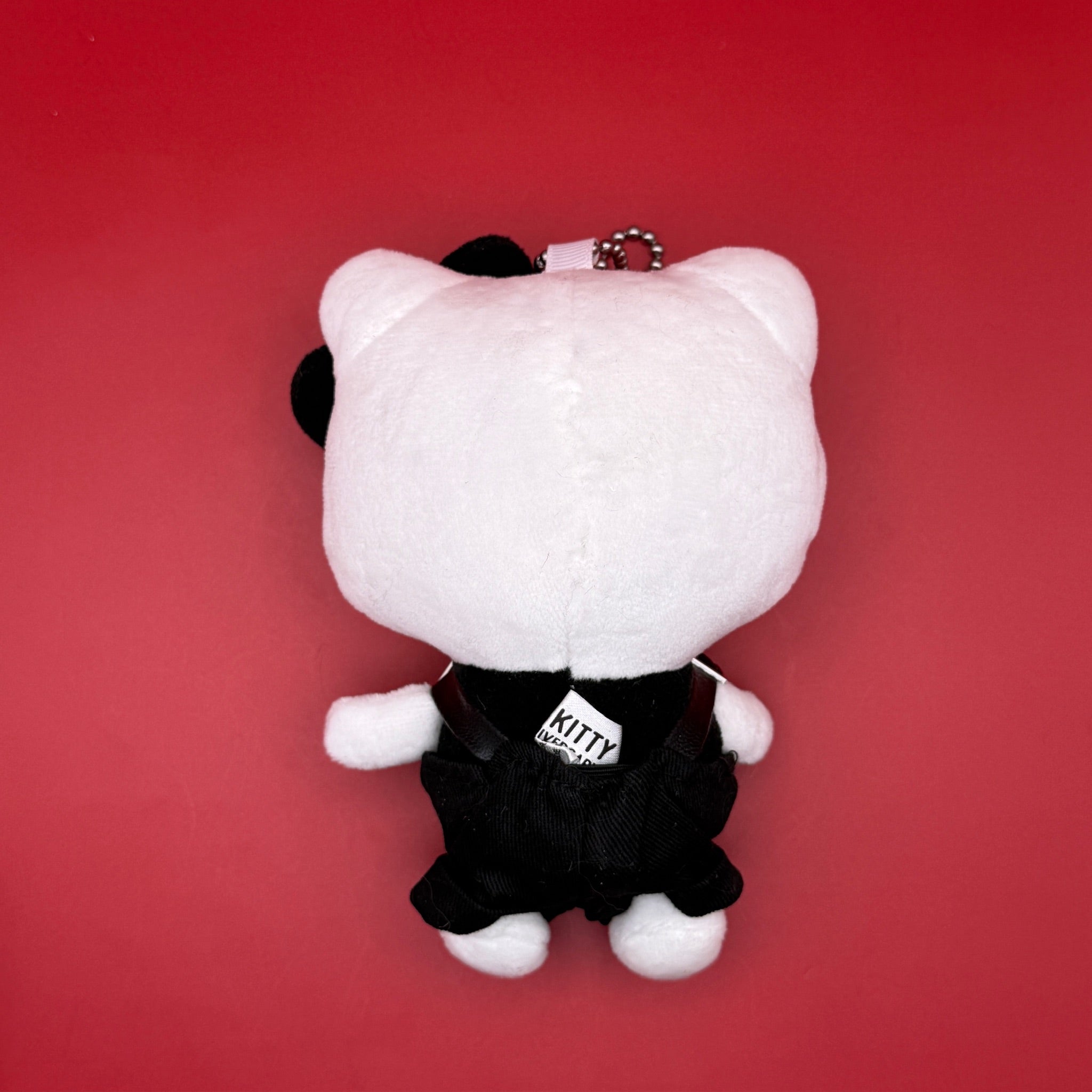 Designer Hello Kitty Black and White Plush - hello kitty sanrio japan kawaii rare vintage keychain vintage charms for bag nostalgia vintage keychains y2k collectible - Bag Crap