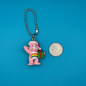Mini Holiday Care Bear  s -  vintage keychain vintage charms for bag nostalgia vintage keychains y2k collectible - Bag Crap