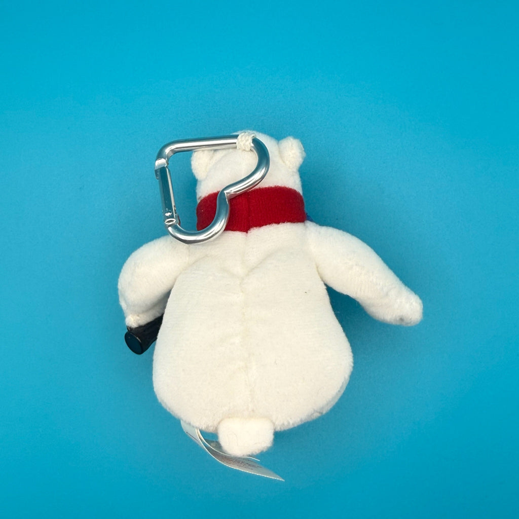 Vintage Coca-Cola Polar Bear Plush Bag Charm