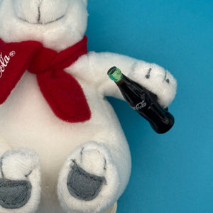 Coca-Cola Polar Bear Plush -  vintage keychain vintage charms for bag nostalgia vintage keychains y2k collectible - Bag Crap