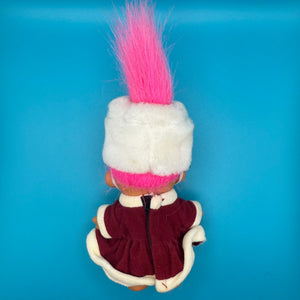 4'  Russ Holiday Troll Doll  : Pink Hair - troll charms troll keychains vintage keychain vintage charms for bag nostalgia vintage keychains y2k collectible - Bag Crap