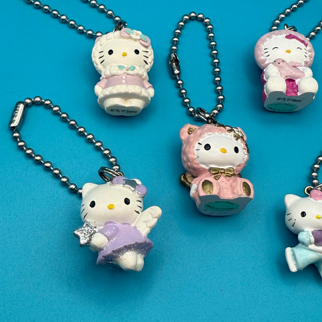 Vintage Y2K Pink Holiday Hello Kitty Bag Charms
