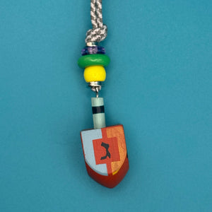 Wooden Dreidel + Paracord -  vintage keychain vintage charms for bag nostalgia vintage keychains y2k collectible - Bag Crap