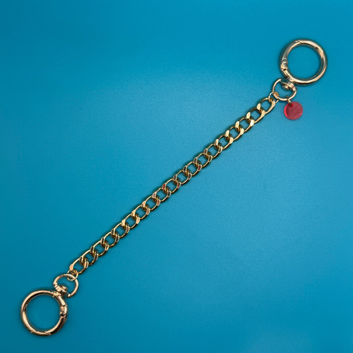 8.5' Gold Metal   Chain - clips carabiners charms keychains bag designer vintage keychain vintage charms for bag nostalgia vintage keychains y2k collectible - Bag Crap