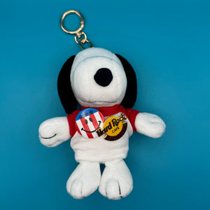 Snoopy Plush   with VTG Pins & Gold Hardware - snoopy rar peanuts vintage keychain vintage charms for bag nostalgia vintage keychains y2k collectible - Bag Crap