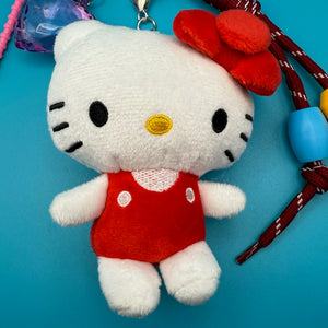 Purple Heart + Hello Kitty Plush   Pack - vintage bag charm packs nostalgia vintage y2k vintage keychain vintage charms for bag nostalgia vintage keychains y2k collectible - Bag Crap