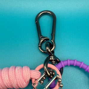 Red Heart & Grey Pom Pom   Pack - vintage bag charm packs nostalgia vintage y2k vintage keychain vintage charms for bag nostalgia vintage keychains y2k collectible - Bag Crap