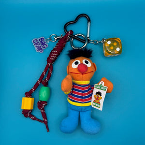 Sesame Street Ernie Plush   Pack - vintage bag charm packs nostalgia vintage y2k vintage keychain vintage charms for bag nostalgia vintage keychains y2k collectible - Bag Crap