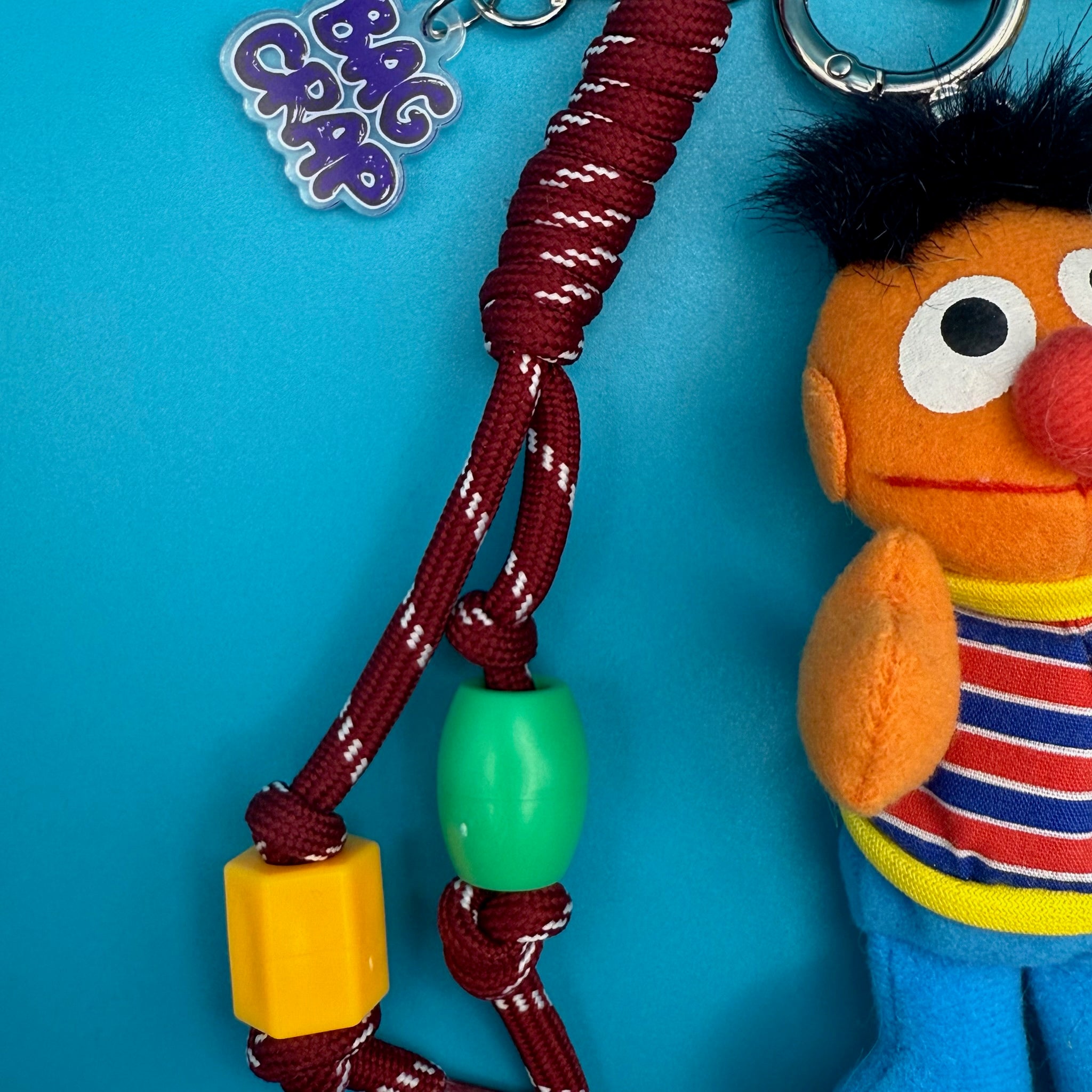 Sesame Street Ernie Plush   Pack - vintage bag charm packs nostalgia vintage y2k vintage keychain vintage charms for bag nostalgia vintage keychains y2k collectible - Bag Crap