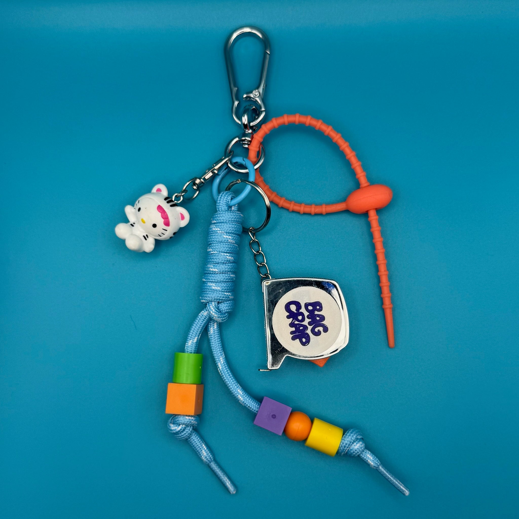 Hello Kitty +  Crap Measuring Tape   Pack - hello kitty sanrio japan kawaii rare vintage keychain vintage charms for bag nostalgia vintage keychains y2k collectible - Bag Crap