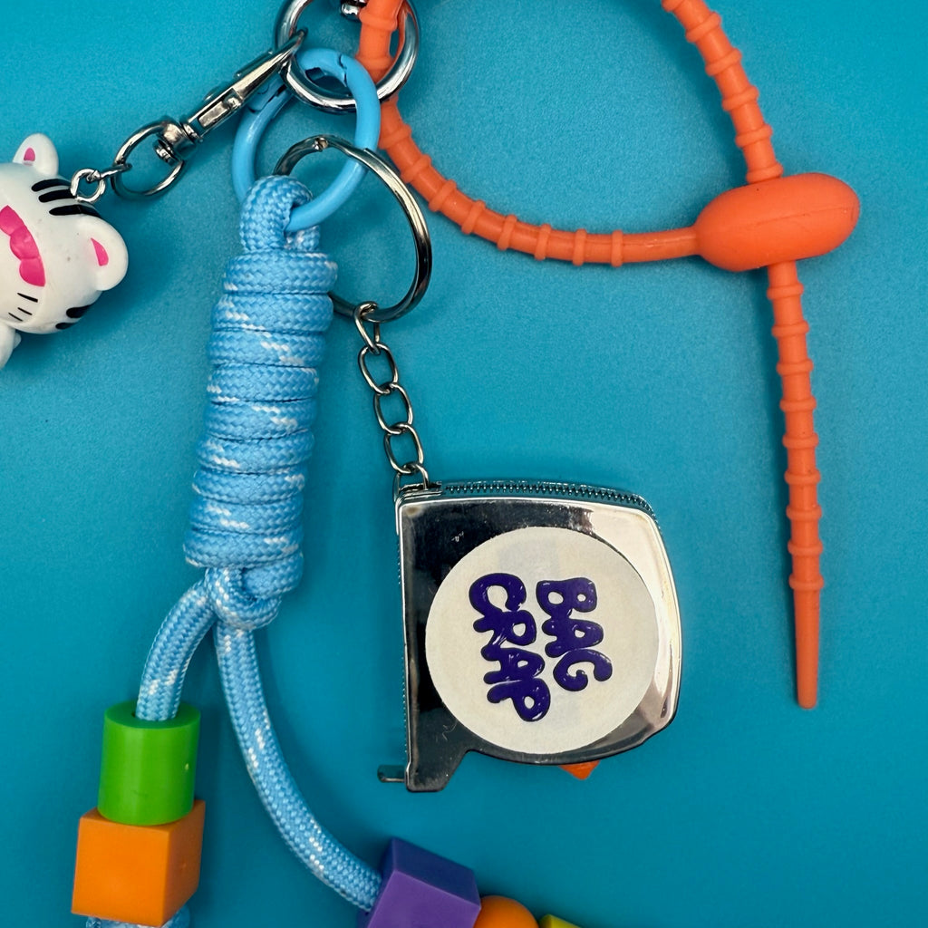 Vintage Hello Kitty + Bag Crap Measuring Tape Bag Charm Pack