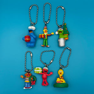 Holiday Sesame Street Character  s -  vintage keychain vintage charms for bag nostalgia vintage keychains y2k collectible - Bag Crap