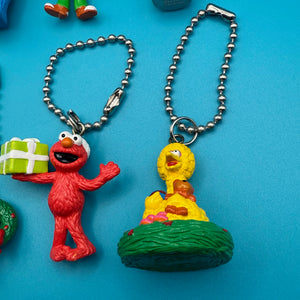 Holiday Sesame Street Character  s -  vintage keychain vintage charms for bag nostalgia vintage keychains y2k collectible - Bag Crap