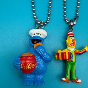 Holiday Sesame Street Character  s -  vintage keychain vintage charms for bag nostalgia vintage keychains y2k collectible - Bag Crap