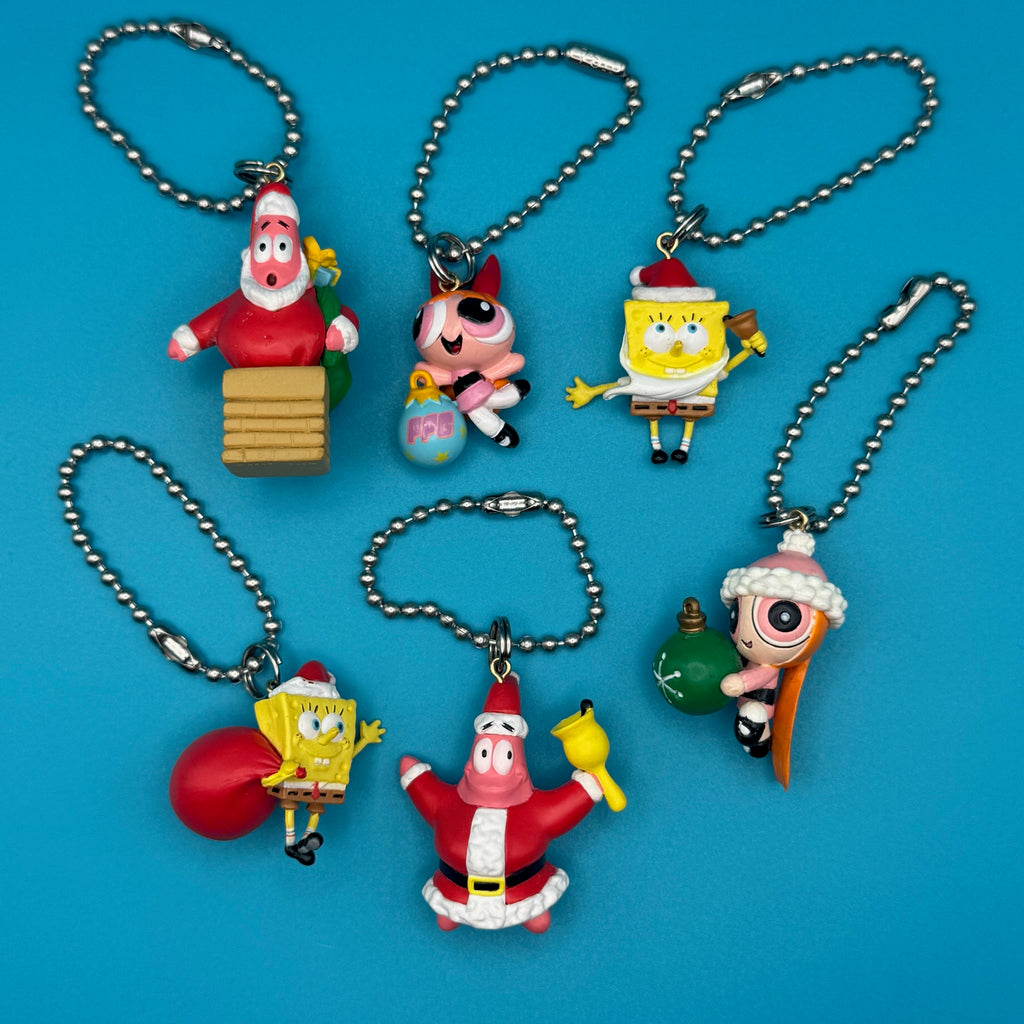Vintage Y2K Cartoon Character Holiday Bag Charms