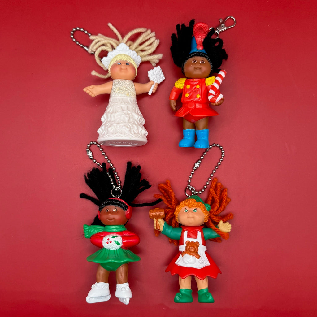 Vintage Holiday Cabbage Patch Kids Bag Charms