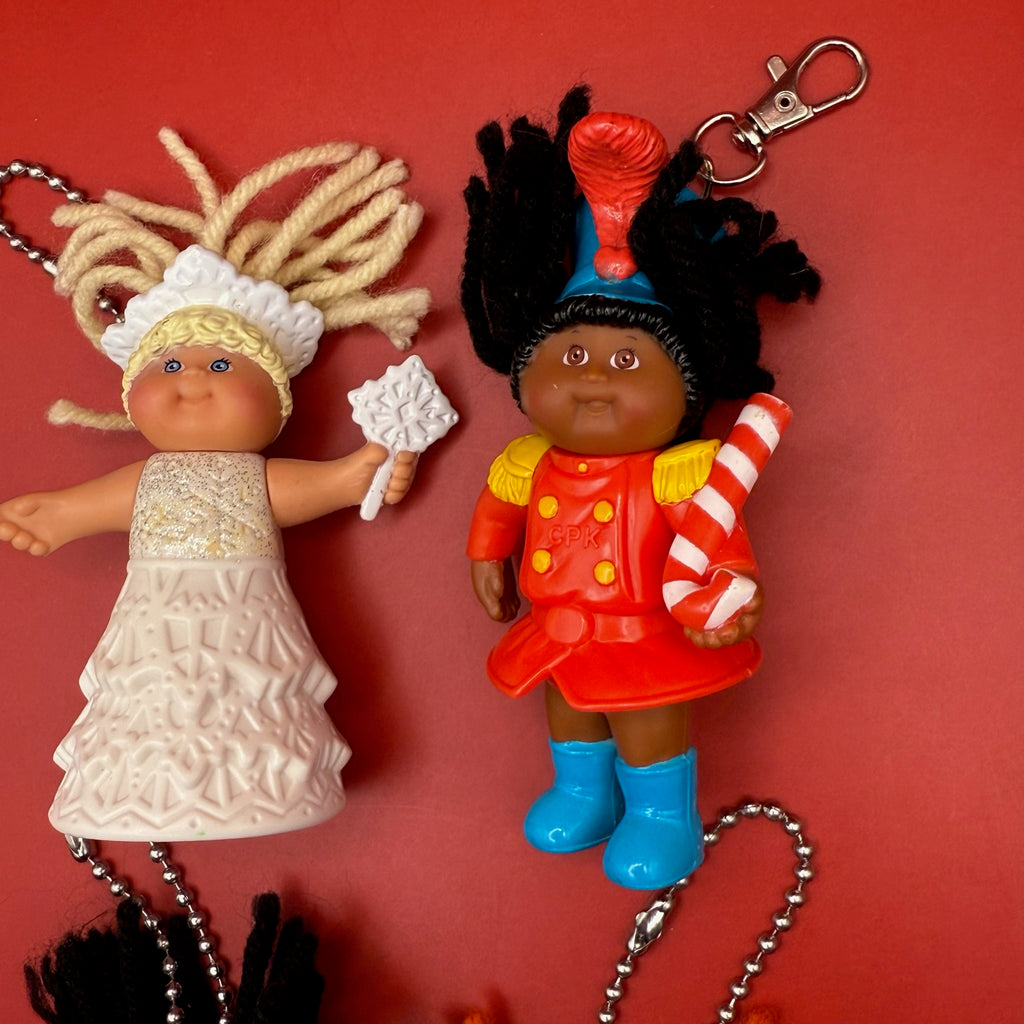 Vintage Holiday Cabbage Patch Kids Bag Charms