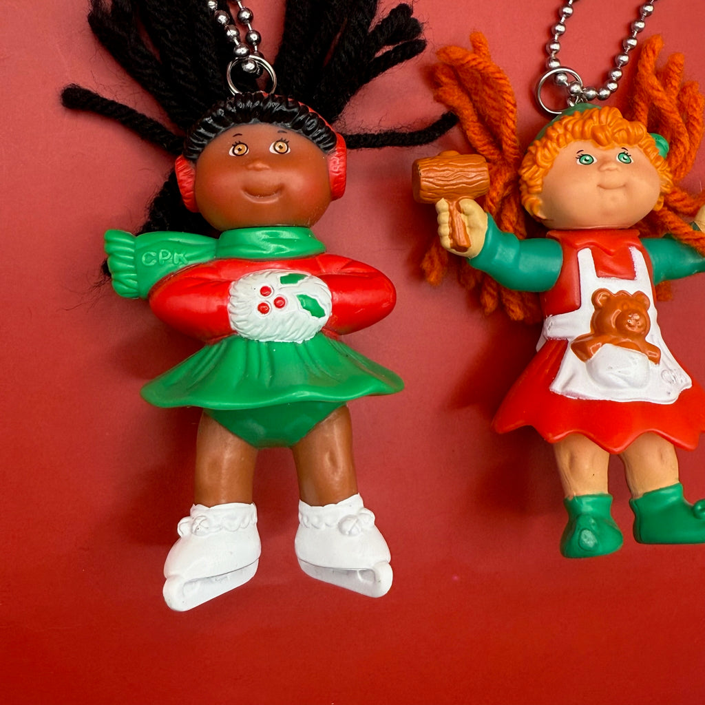 Vintage Holiday Cabbage Patch Kids Bag Charms