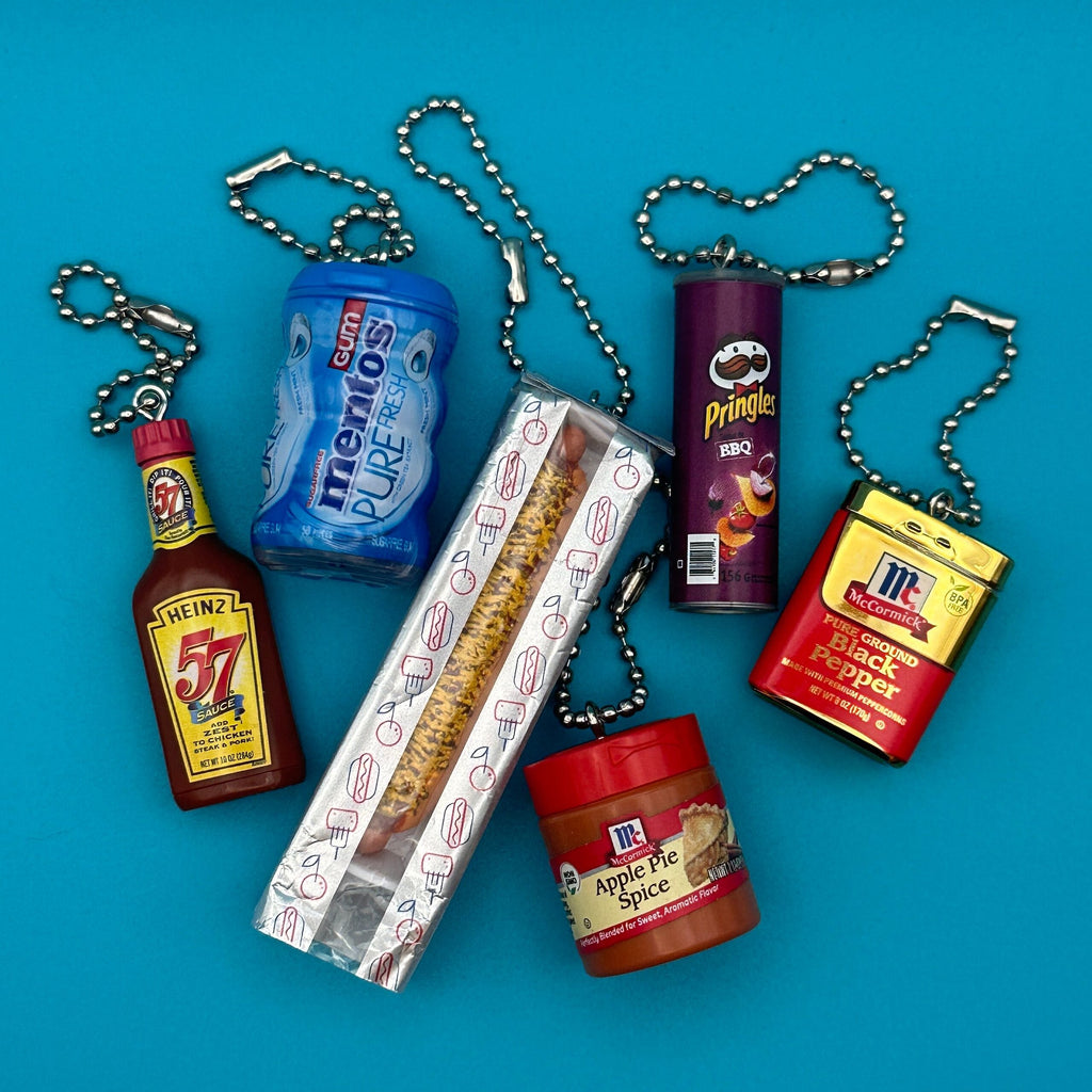 Assorted Mini Food & Grocery Bag Charms