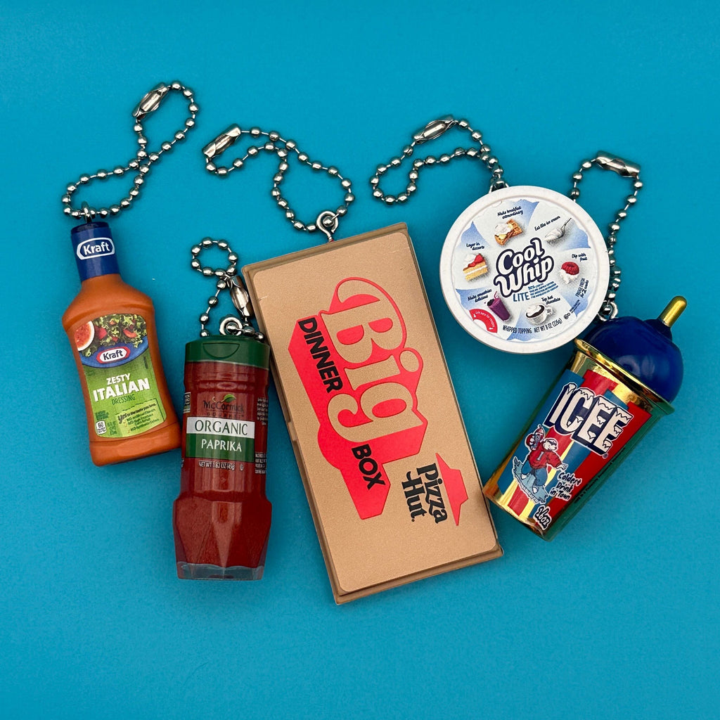 Assorted Mini Food & Grocery Bag Charms