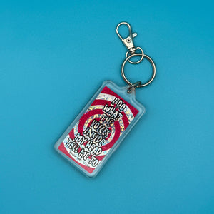 Funny Sayings   s -  vintage keychain vintage charms for bag nostalgia vintage keychains y2k collectible - Bag Crap