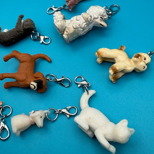 1950s-1960s Mini Cats & Dogs  s - snoopy rar peanuts vintage keychain vintage charms for bag nostalgia vintage keychains y2k collectible - Bag Crap