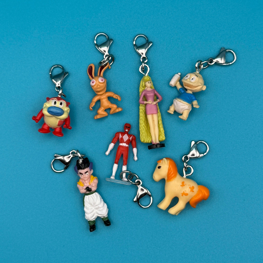 Vintage Micro Mini ‘90 Cartoons & Toys Bag Charms