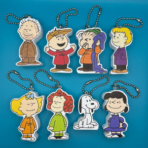 Peanuts Wood Block Character  s - snoopy rar peanuts vintage keychain vintage charms for bag nostalgia vintage keychains y2k collectible - Bag Crap