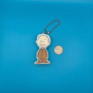 Peanuts Wood Block Character  s - snoopy rar peanuts vintage keychain vintage charms for bag nostalgia vintage keychains y2k collectible - Bag Crap
