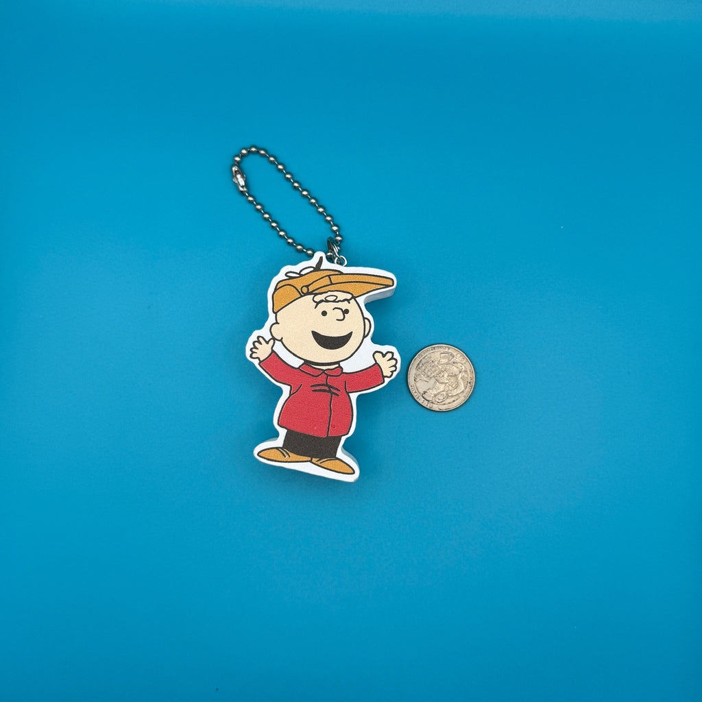 Vintage Peanuts Wood Block Character Bag Charms