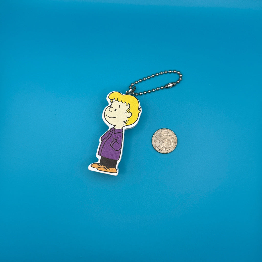 Vintage Peanuts Wood Block Character Bag Charms