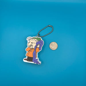 Peanuts Wood Block Character  s - snoopy rar peanuts vintage keychain vintage charms for bag nostalgia vintage keychains y2k collectible - Bag Crap