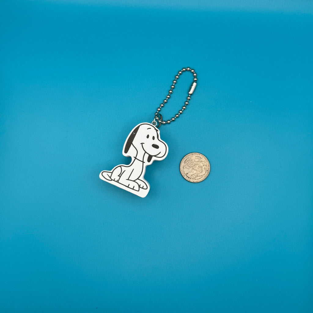Vintage Peanuts Wood Block Character Bag Charms