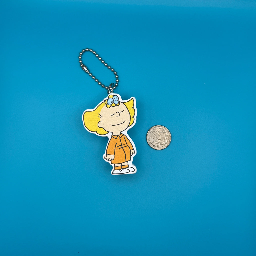Vintage Peanuts Wood Block Character Bag Charms