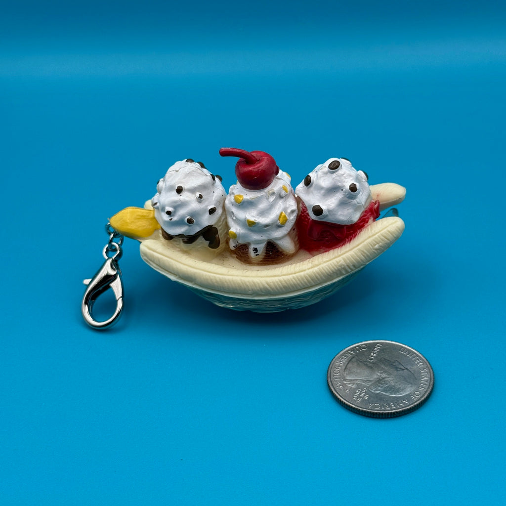 Banana Split Sundae or Espresso Coffee Mini Trinket Charms
