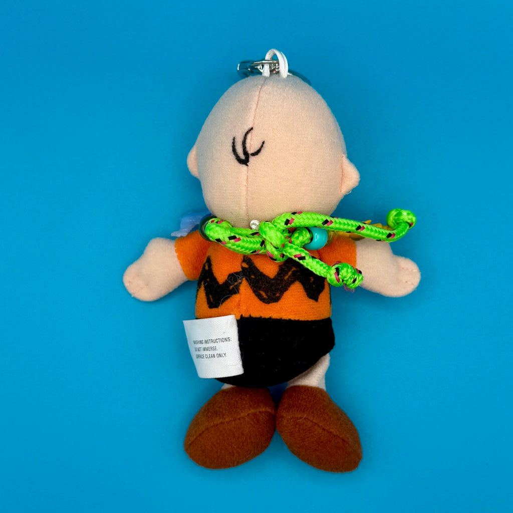 Vintage Charlie Brown Charm Necklace Plush Bag Charm