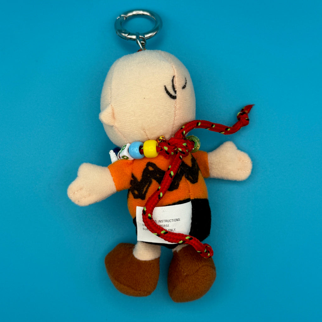 Vintage Charlie Brown Charm Necklace Plush Bag Charm