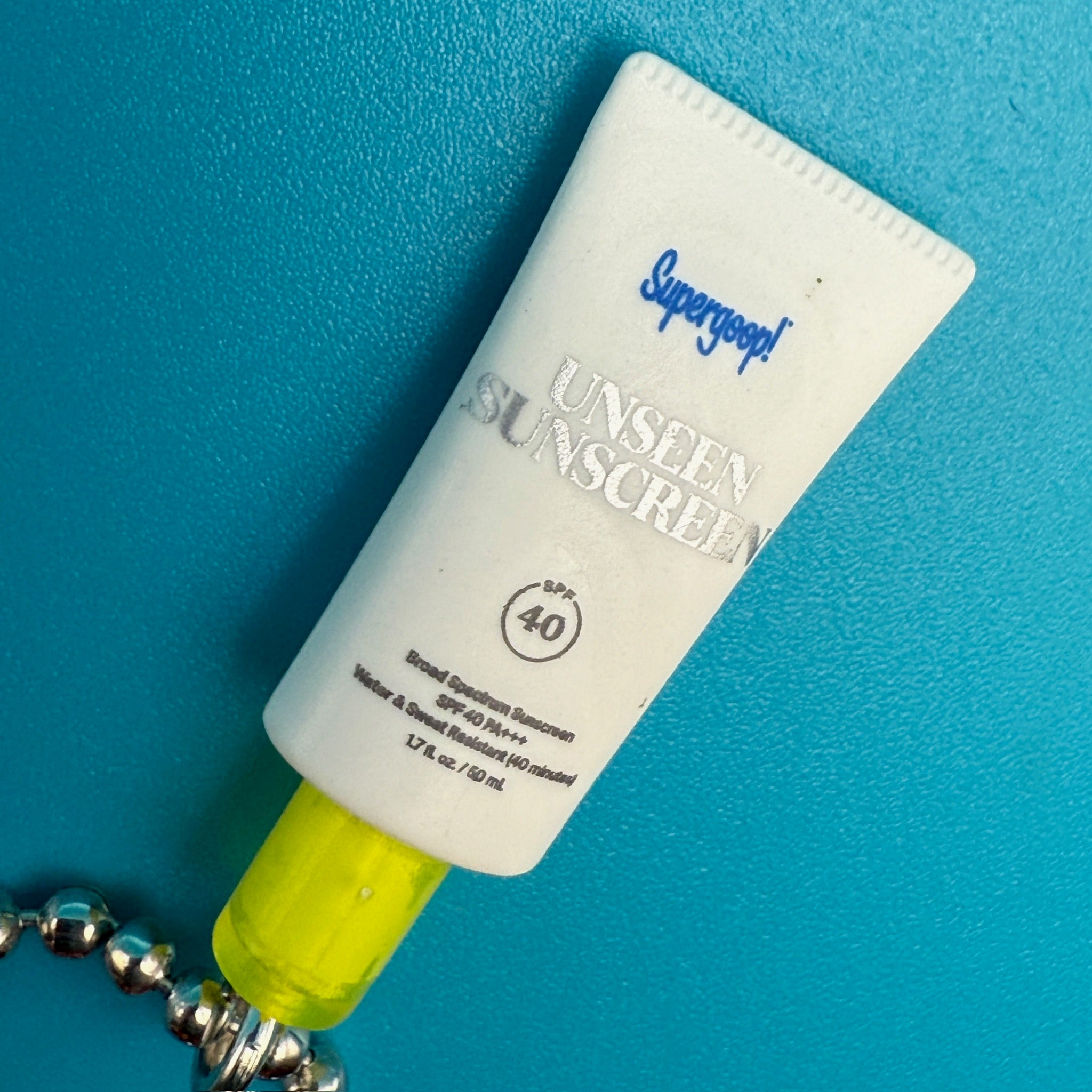 Mini SuperGoop Sunscreen and DryBar  s -  vintage keychain vintage charms for bag nostalgia vintage keychains y2k collectible - Bag Crap