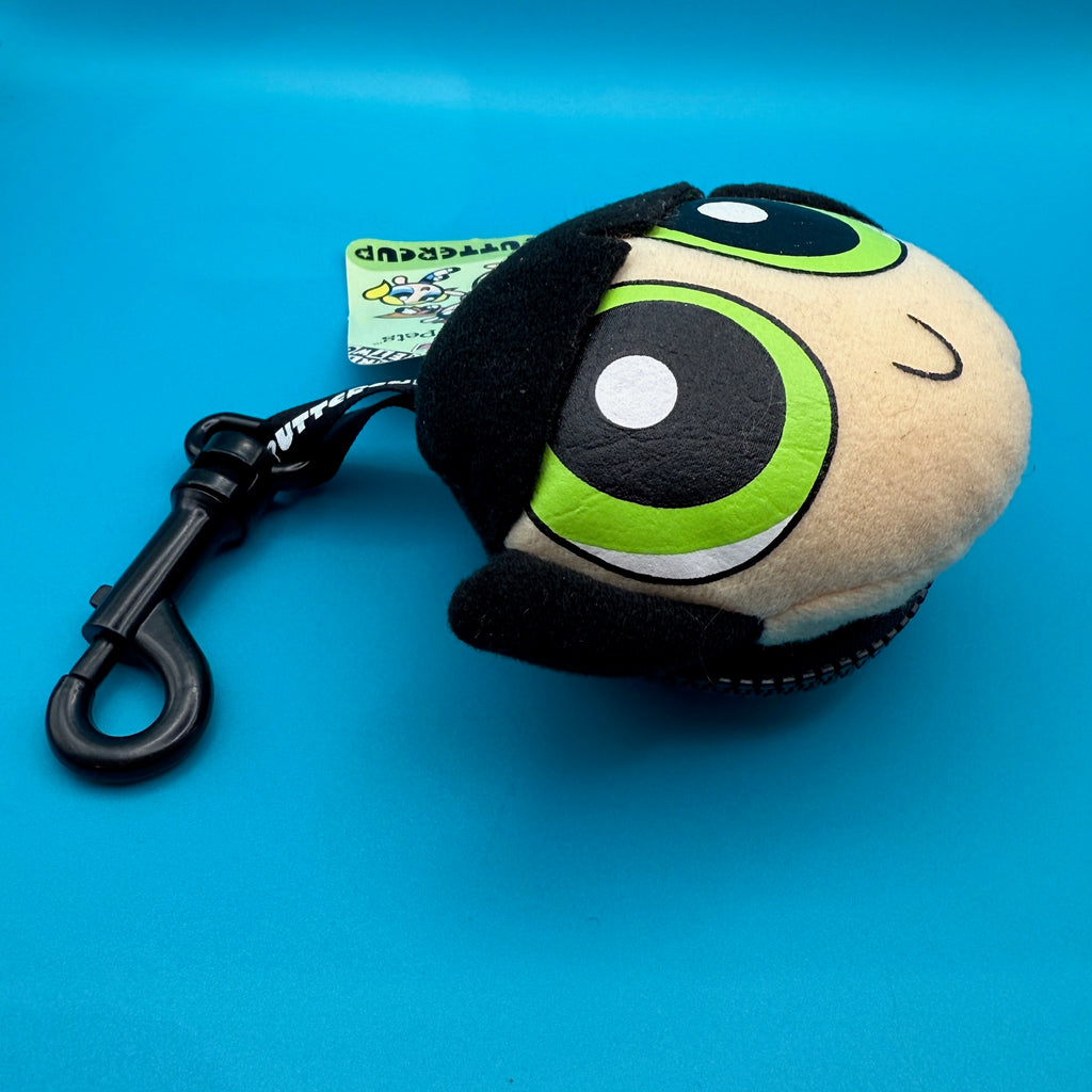 Vintage Buttercup Power Puff Girl Plushie Bag Charm