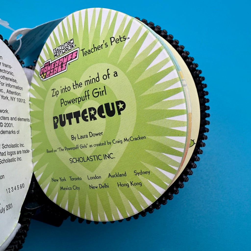 Vintage Buttercup Power Puff Girl Plushie Bag Charm