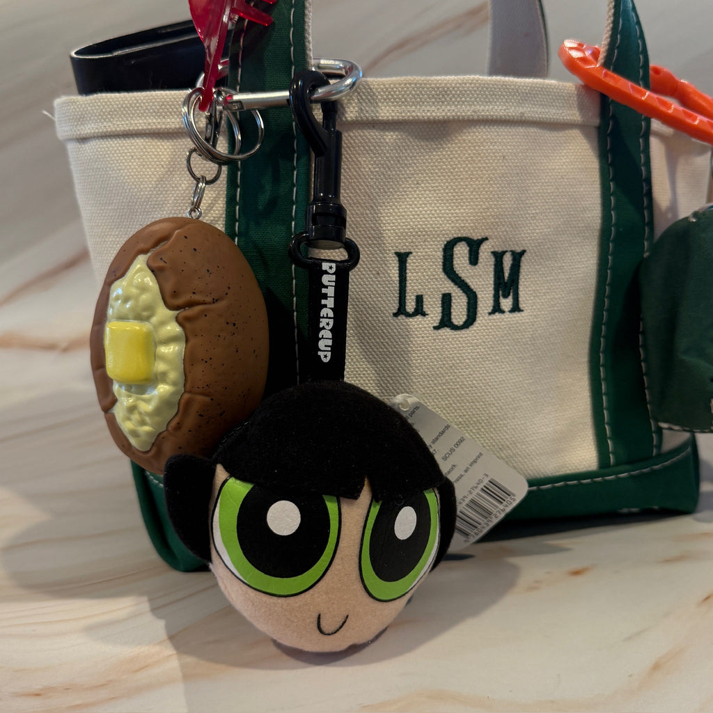 Vintage Buttercup Power Puff Girl Plushie Bag Charm
