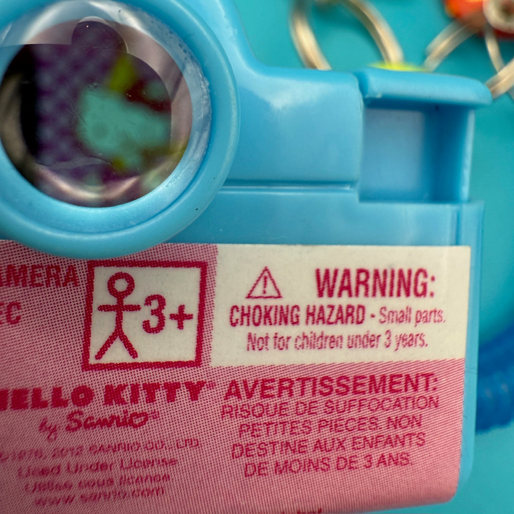 Vintage Mini Person and Working Hello Kitty Camera Keychain and Bag Charm Pack