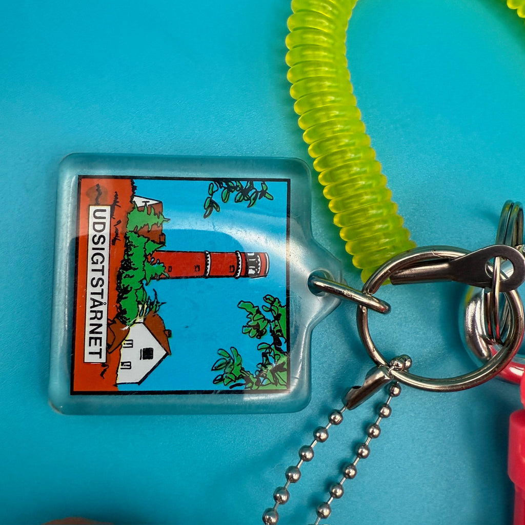 Vintage Chicken Drumstick and Silver Moon Keychain and Bag Charm Pack
