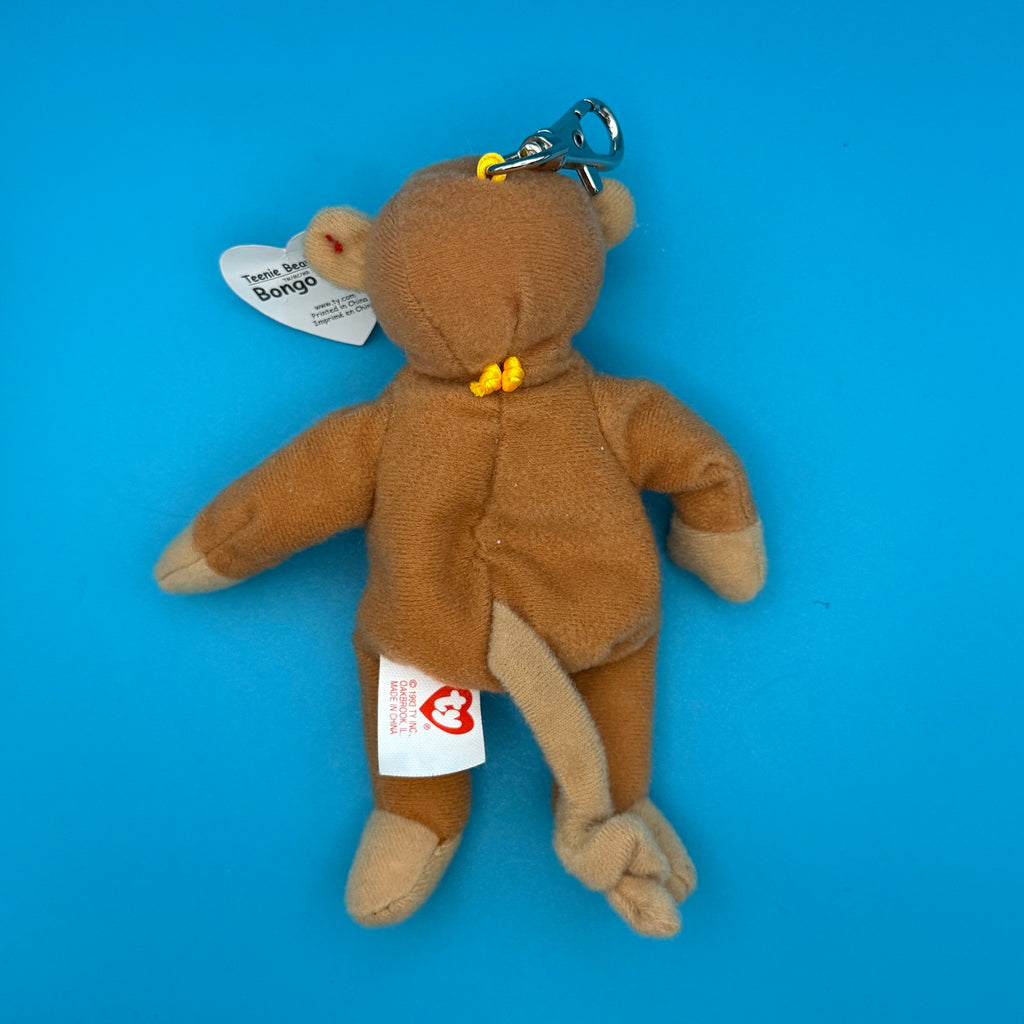 Vintage Teenie Beanie Baby 'Bongo' the Monkey Bag Charm