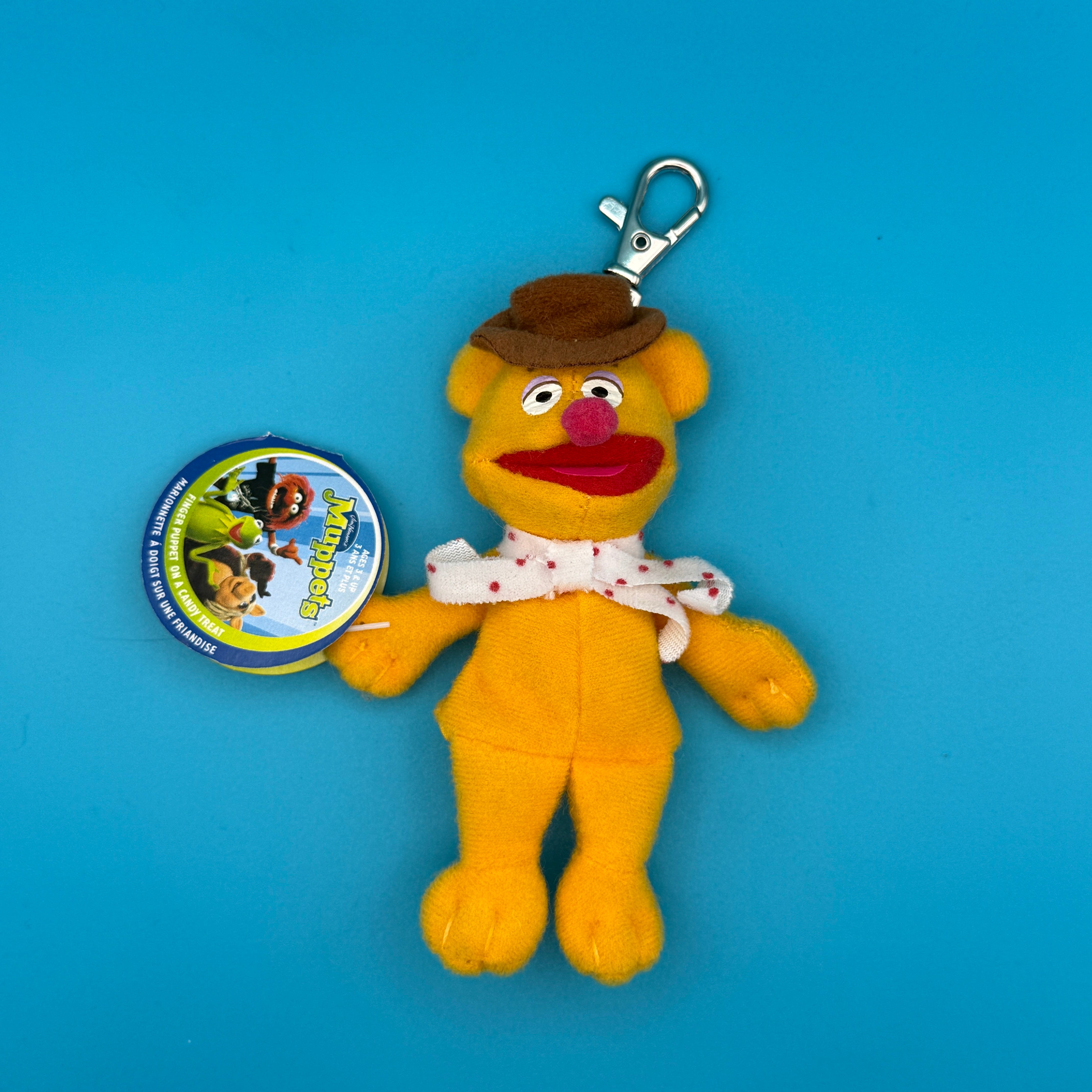 Fozzie Bear Muppets 4' -  vintage keychain vintage charms for bag nostalgia vintage keychains y2k collectible - Bag Crap