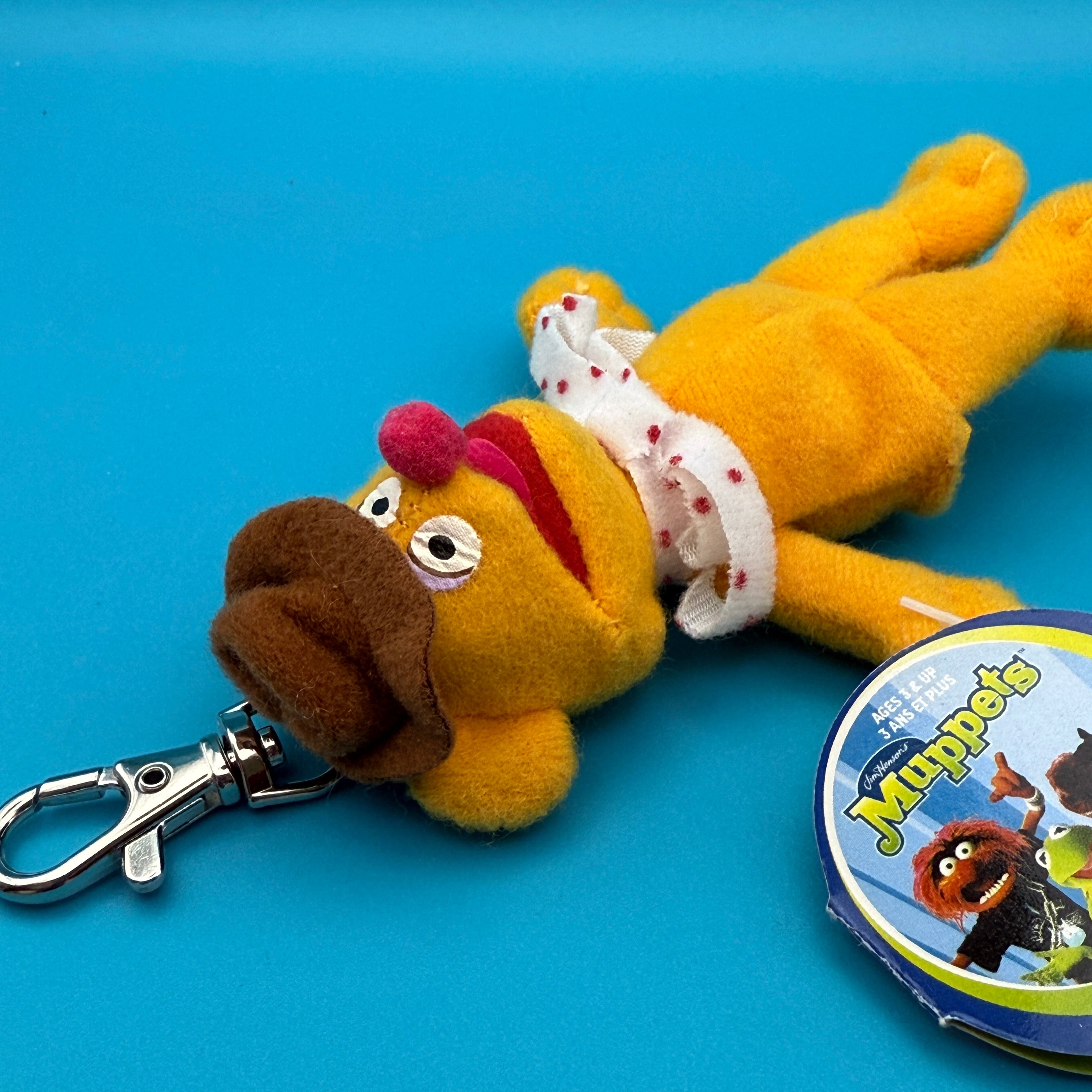 Fozzie Bear Muppets 4' -  vintage keychain vintage charms for bag nostalgia vintage keychains y2k collectible - Bag Crap