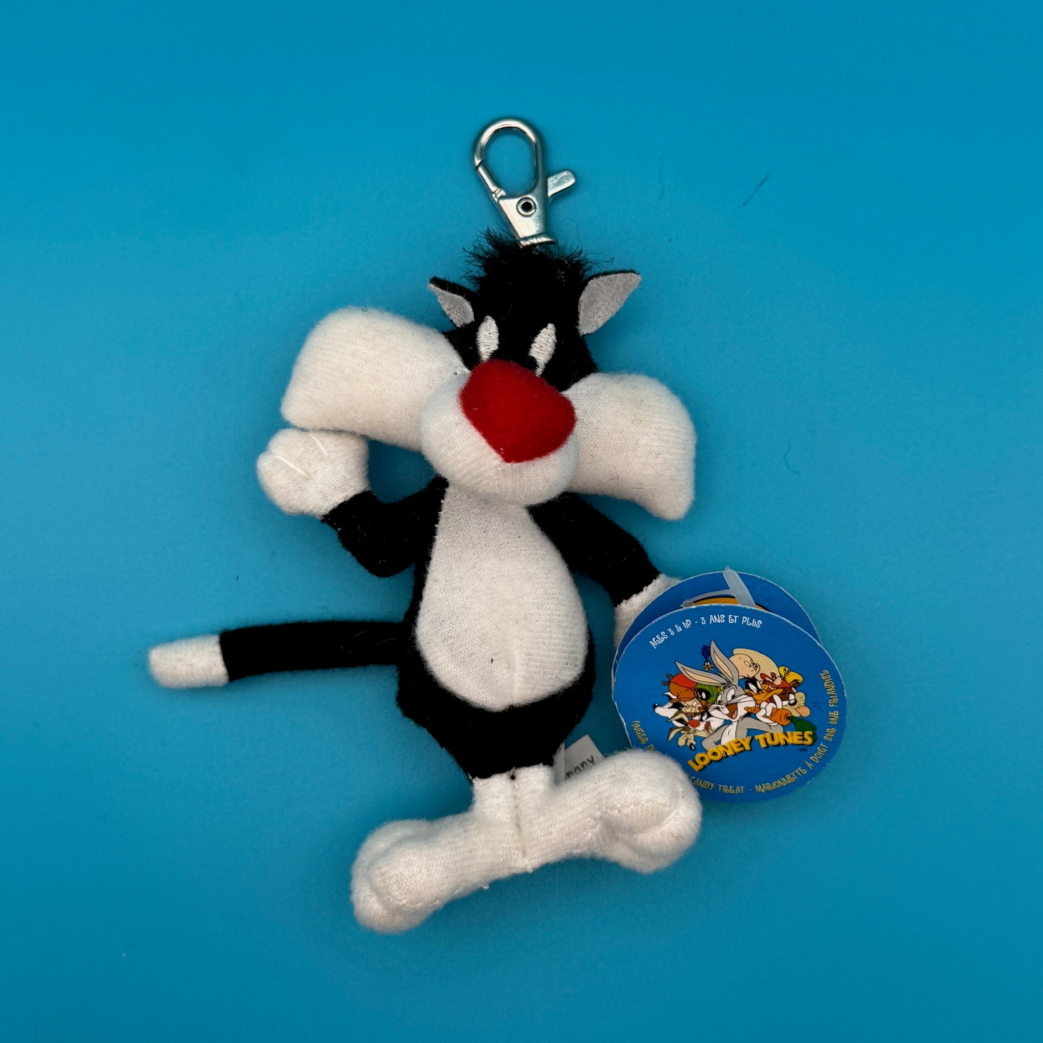 Sylvester Looney Tunes 5' -  vintage keychain vintage charms for bag nostalgia vintage keychains y2k collectible - Bag Crap