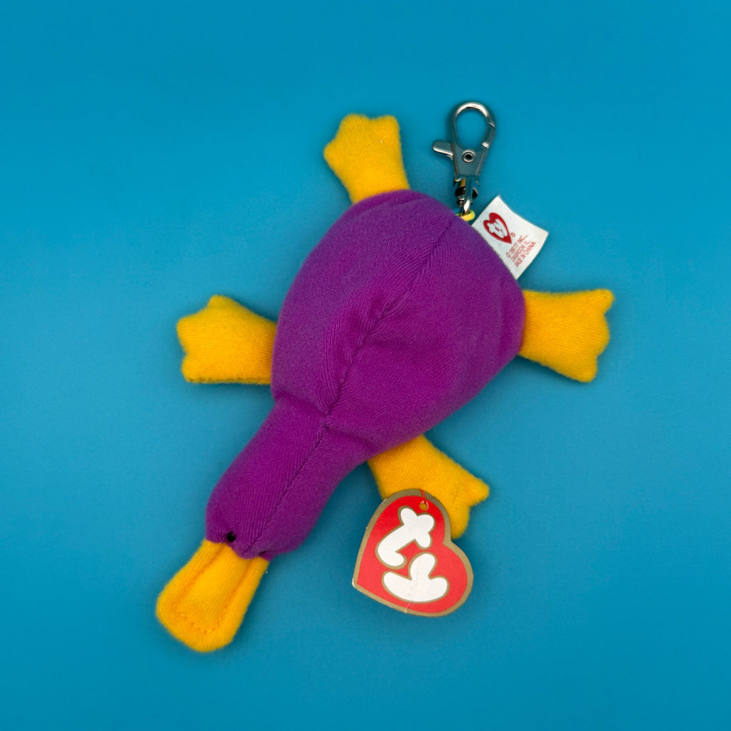 Vintage Teenie Beanie Baby 'Pattie' the Platapus Bag Charm