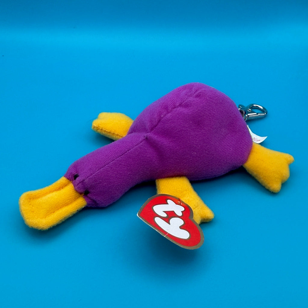 Vintage Teenie Beanie Baby 'Pattie' the Platapus Bag Charm