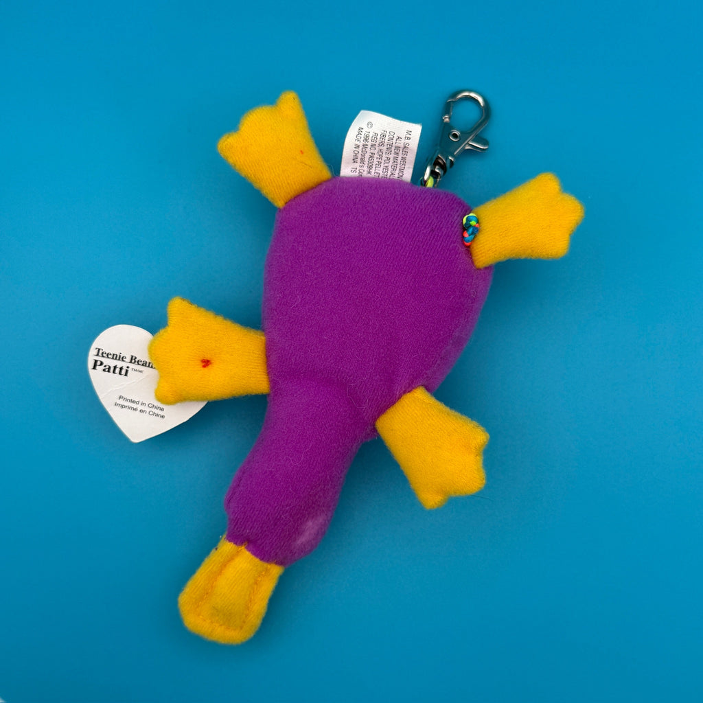 Vintage Teenie Beanie Baby 'Pattie' the Platapus Bag Charm